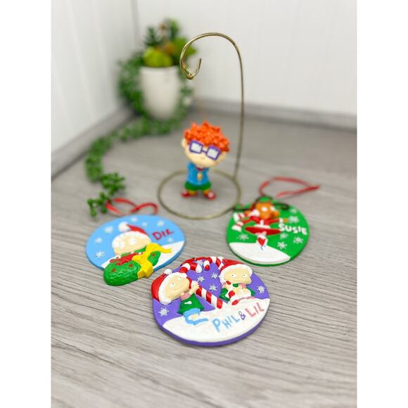 Lot of 4 Vintage Nickelodeon's Rugrats Collectible Ornaments Rugrats Figures - Picture 4 of 6